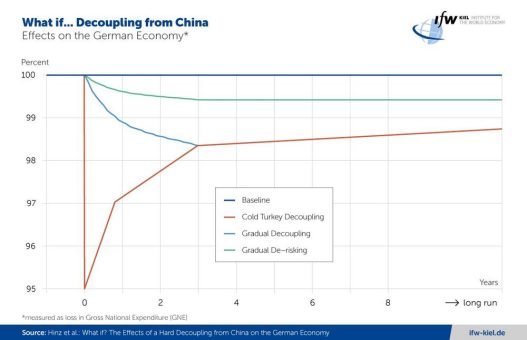 Abkopplung von China für deutsche Wirtschaft teuer, aber zu überstehen