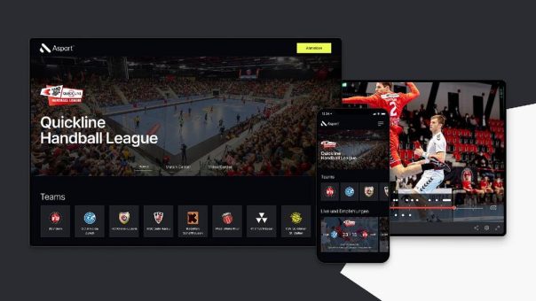 Die Quickline Handball League setzt auf Asport