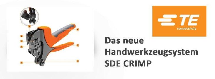 Das neue Handwerkzeug- system SDE CRIMP von TE