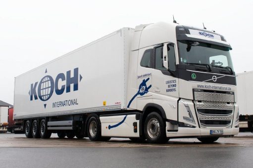 Elektro-LKW für Koch International unterwegs