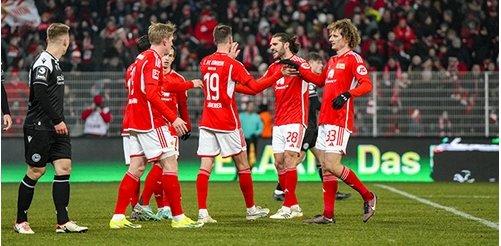 Testspielerfolg nach der Winterpause: Unioner schlagen Bielefeld mit 2:0