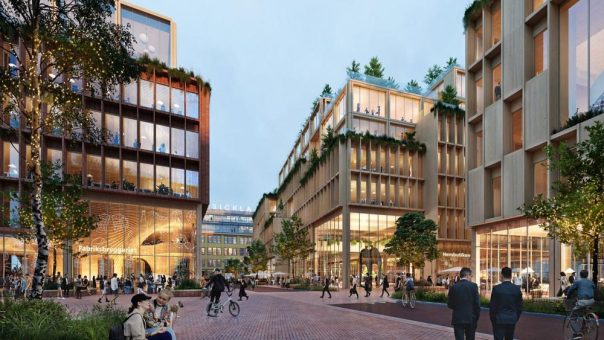 Nachhaltige Zukunftsvision: weltgrößte Holzstadt entsteht in Schweden