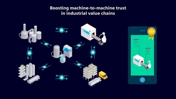 Siemens und Merck wollen Vertrauen in Machine-to-Machine-Kommunikation in industriellen Wertschöpfungsketten fördern