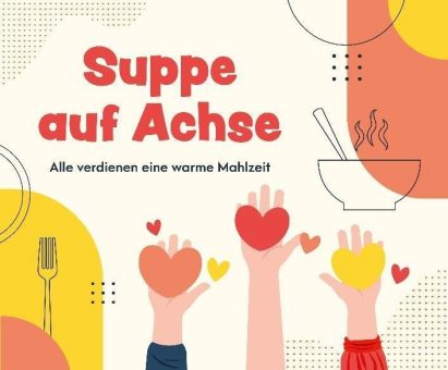 Eine warme Mahlzeit für Menschen ohne Obdach: Mit der „Suppe auf Achse“ sagen fünf Berliner Shoppingzentren der Kälte den Kampf an!