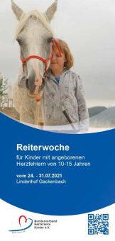 Reiterwoche für herzkranke Kinder und Jugendliche