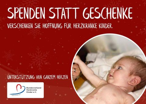 Auch für Unternehmen: Hoffnung für herzkranke Kinder verschenken