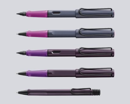 LAMY safari violet blackberry und pink cliff – die Design-Ikone zum ersten Mal in Duo-Color