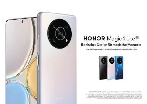 HONOR Magic4 Lite 5G bringt lange Betriebszeiten und ultraschnelle Ladegeschwindigkeit