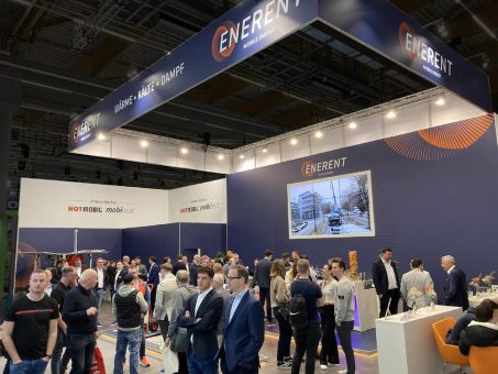 ENERENT Gruppe präsentiert sich mit den Marken HOTMOBIL und mobiheat auf der SHK Essen