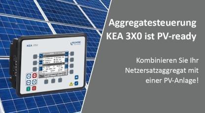 Aggregatesteuerung KEA 3X0 ist PV-ready