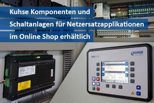 Online Shop für Kuhse Steuerungen und Schaltanlagen verfügbar