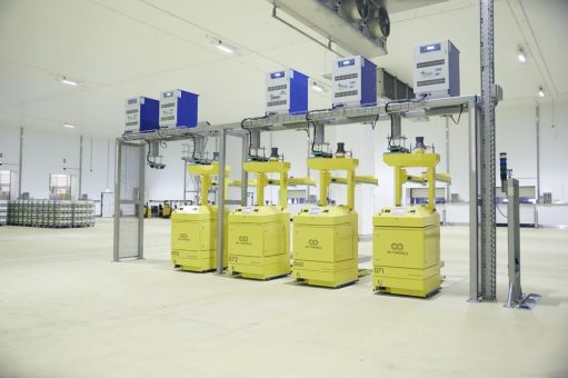 FTS von ek robotics für die Getränkeindustrie