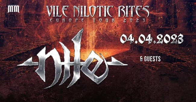 Nile – Vile Nilotic Bites Europe Tour 2023  | Roxy Concerts, Flensburg