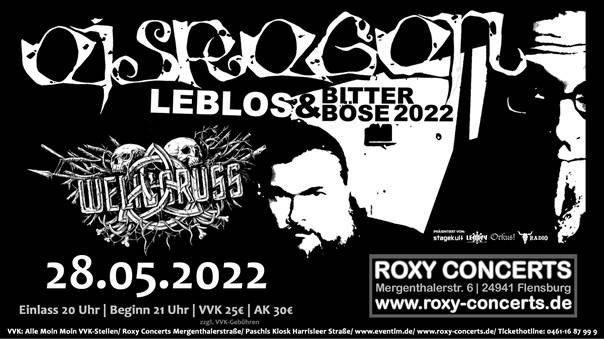 Eisregen – 27 Jahre Live, LEBLOS & BITTERBÖSE | Roxy Concerts, Flensburg