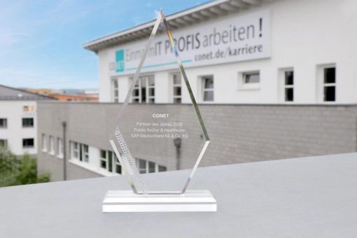 CONET erhält von SAP den Diamant Award als „Partner des Jahres 2018 Public Sector & Healthcare“