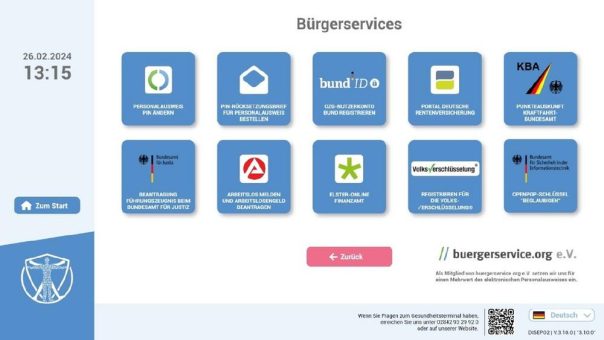 In Sachsen startet nächste Stufe der bevölkerungsweiten Digitalisierung mit Digitalen Servicepunkt (Gesundheitsterminal)