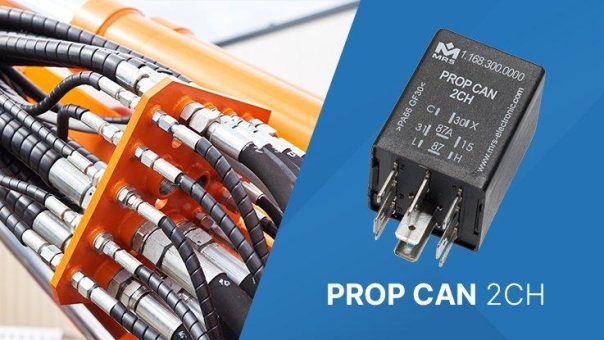 PROP CAN 2CH – die neue vernetzte Steuerung für hydraulische Applikationen von MRS Electronic