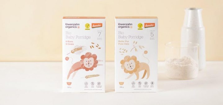 Löwenzahn Organics Demeter Baby Porridge ist jetzt noch umweltfreundlicher