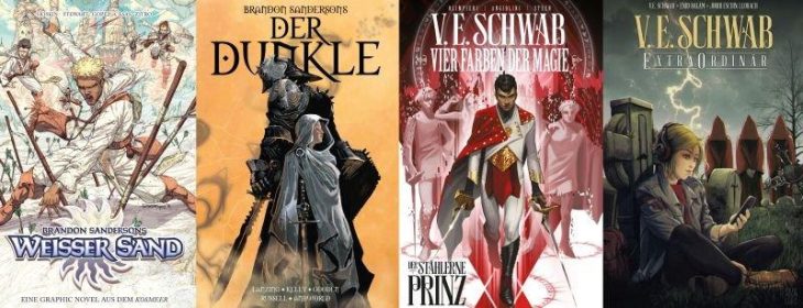 Brandon Sanderson und V. E. Schwab – die neuen Stars im Panini Comics Phantastik-Programm!