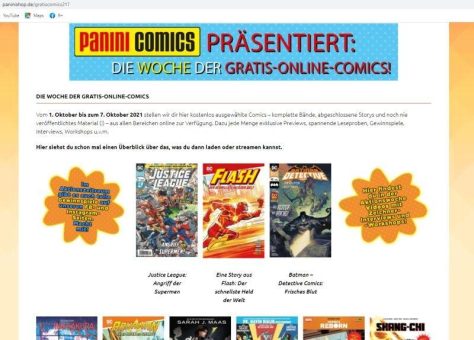 Die Woche der Gratis-Online-Comics!