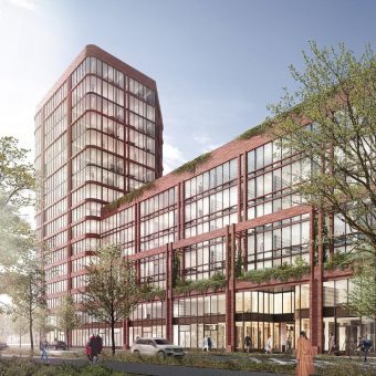 AOC reicht Bauantrag für Büroteil des Mixed-Use-Quartiers „M1 – Magdeburger Tor“ ein