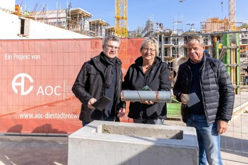 AOC und Art-Invest legen Grundstein für Wohnquartier COLORIA in Erfurt