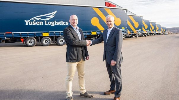 Yusen Logistics (Czech) vertraut auf Kögel Trailer und kauft intermodale Auflieger