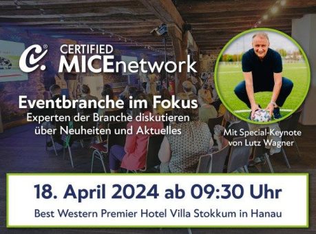 Certified MICE network – ein Top Event mit Branchengrößen