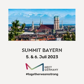 MEET GERMANY lädt zum SUMMIT nach München und Augsburg ein