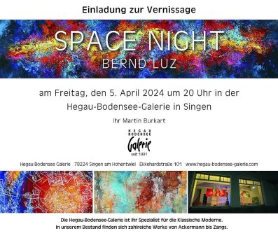 BERND LUZ – Kunstausstellung Space Night