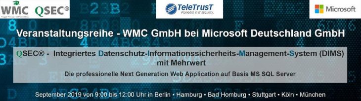 Veranstaltungsreihe – „Informationssicherheit und Datenschutz“