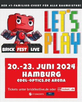 BRICK FEST LIVE! – Das #1-Familienevent für alle Baumeister erobert Deutschland!