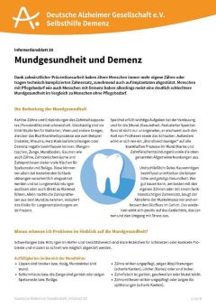 Mundgesundheit und Demenz