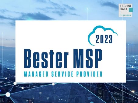 TechniData IT-Gruppe gehört zu den besten Managed Service Providern 2023