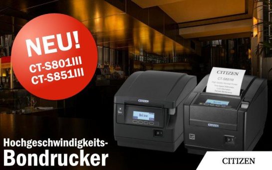 Citizen CT-S801III und CT-S851III POS-Drucker