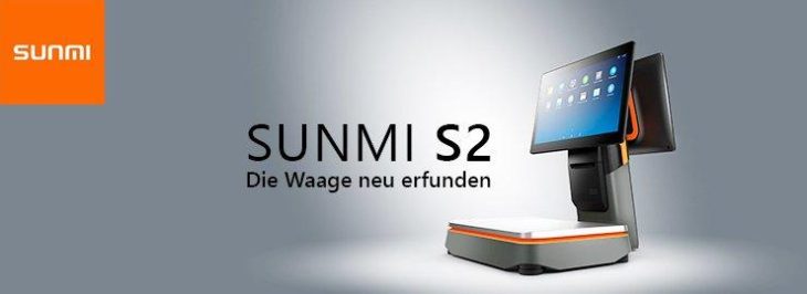 Sunmi S2 – All-in-One Touchkasse mit integrierter Waage