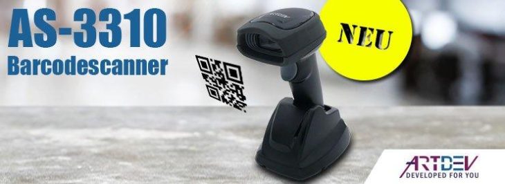 ARTDEV AS-3310 – Kabelloser 2D Barcodescanner