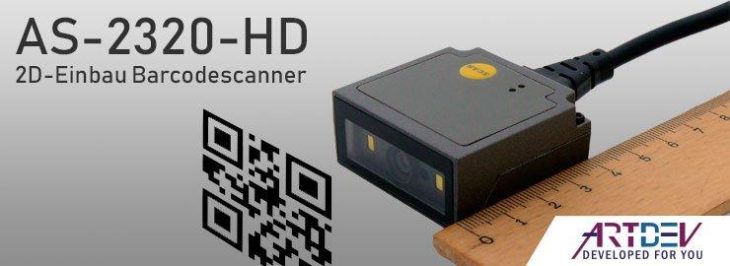 ARTDEV AS-2320-HD – 2D-Einbau Barcodescanner