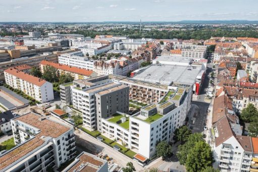 Die Eberhardshöfe in Nürnberg.