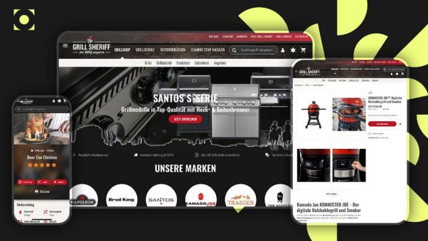 Let it burn #4: OPEN erweitert mit grillsheriff.ch das Portfolio der SANTOS Gruppe um vierten Webshop auf Basis von Shopware 6