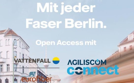 Glasfaserprodukte der AGILISCOM ab sofort auf dem Netz der Vattenfall Eurofiber buchbar