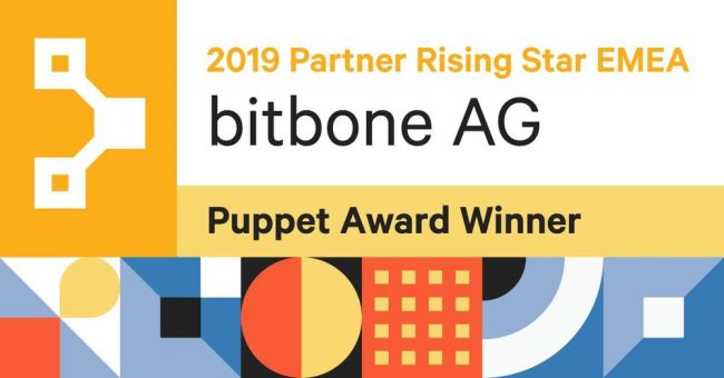 bitbone AG wird Puppet Gold Partner und Rising Star EMEA 2019