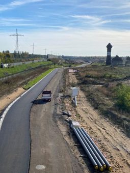 6-Seen-Wedau: Baustraßen-Ausbau gestartet