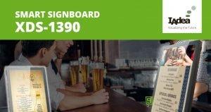 Neues Smart-Signboard „XDS-1390“ von IAdea – der 13-Zoll-Digital-Signage-Allrounder