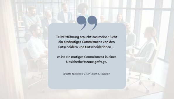 Führen in Teilzeit: Ein Erfolgsmodell für Mitarbeitende und Unternehmen.