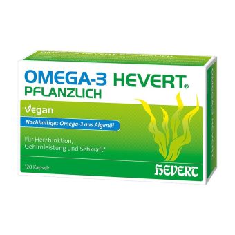 Nachhaltig und vegan: Omega-3 Hevert pflanzlich aus der Schizochytrium-Alge