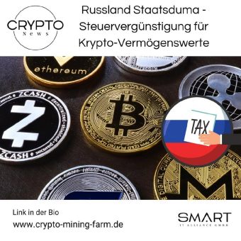 Russland Staatsduma – Steuervergünstigung für Krypto-Vermögenswerte