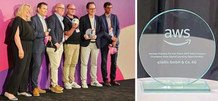 qSkills triumphiert: Die strahlenden Sieger der AWS Award Zeremonie