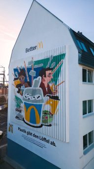 Media First: OMD realisiert für McDonald’s recycelbare Out-of-Home-Kampagne