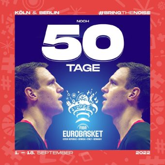 EuroBasket 2022: Noch 50 Tage!